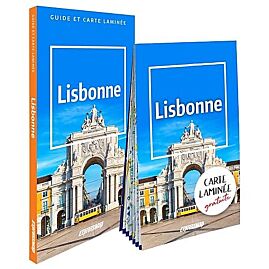 LISBONNE GUIDE ET CARTE LAMINEE