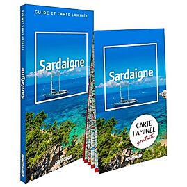 SARDAIGNE GUIDE ET CARTE LAMINEE