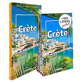 CRETE GUIDE ET CARTE LAMINEE