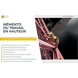 MEMENTO DU TRAVAIL EN HAUTEUR 2025