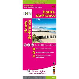 HAUTS-DE-FRANCE R01 TOP TOURISME 250 IGN