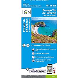 TOP 25 0418 ET PRESQU ILE DE CROZON 1 25 000