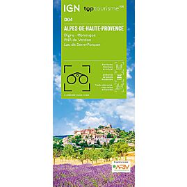 ALPES-DE-HAUTE-PROVENCE D04 TOP TOURISME 100 IGN