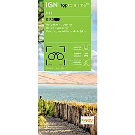 GIRONDE D33 TOP TOURISME 100 IGN