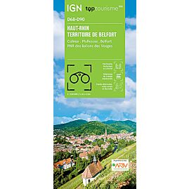 HAUT-RHIN BELFORT D68 D90 TOP TOURISME 100 IGN