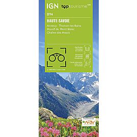 HAUTE-SAVOIE D74 TOP TOURISME 100 IGN