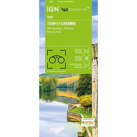 TARN-ET-GARONNE D82 TOP TOURISME 100 IGN