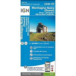 TOP 25 2344OT MONTAGNE NOIRE  1 25 000