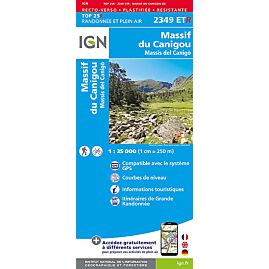 TOP25R 2349ETR MASSIF DU CANIGOU 1 25 000