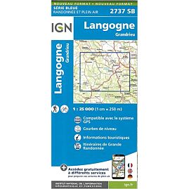 2737 SB LANGOGNE GRANDRIEU 1 25 000