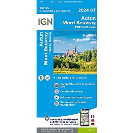 TOP25 2824OT AUTUN MONT BEUVRAY 1 25 000