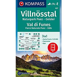 627 VILLNOSSTAL VAL DI FUNES 1 25 000