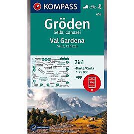 616 GRODEN VAL GARDENA KOMPASS
