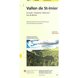 232T VALLON DE ST IMIER ECHELLE 1 50 000