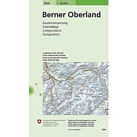 5004 BERNER OBERLAND  ECHELLE 1 50 000