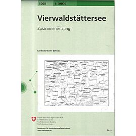 5008 VIERWALDSTATTERSEE  ECHELLE 1 50 000