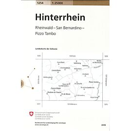 1254 HINTERRHEIN ECHELLE 1 25 000
