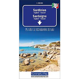16 SARDAIGNE  ECHELLE 1 200 000