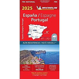 794 ESPAGNE PORTUGAL INDECHIRABLE MICHELIN