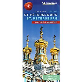 PLAN DE VILLE ST PETERSBOURG PLASTIFIE