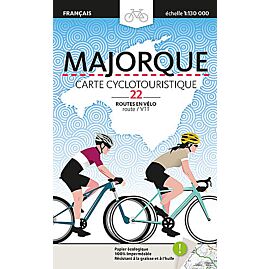 MAJORQUE CARTE CYCLOTOURISTIQUE 1 130 000