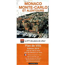 PLAN DE MONACO MONTE CARLO ET ALENTOURS