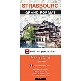 PLAN DE STRASBOURG GRAND FORMAT