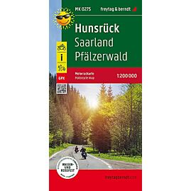 HUNSRUCK SAARLAND PFALZERWALD CARTE MOTO FREYTAG