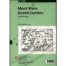5003 MONT BLANC GRAND COMBIN  ECHELLE 1 50 000