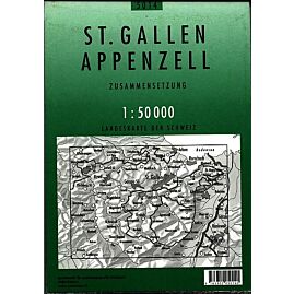 5014 ST GALLEN APPENZELL  ECHELLE 1 50 000