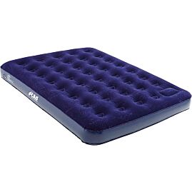 MATELAS FLOQUE DOUBLE AVEC GONFLEUR INTEGRE