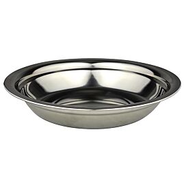 ASSIETTE CREUSE INOX D 22 CM