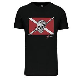 T-SHIRT BIO DRAPEAU PIRATE HOMME