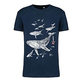 T-SHIRT BIO LE CHAMP DES BALEINE HOMME