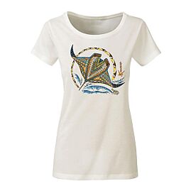 T-SHIRT ORIGINE  RAIE MANTA FEMME