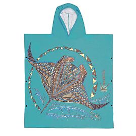 PONCHO MICROFIBRE ORIGINE RAIE FEMME