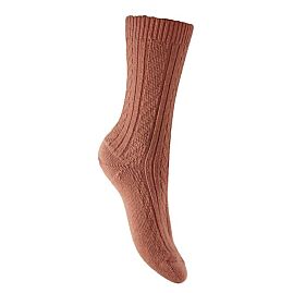 CHAUSSETTES CHAUDES LAINE ET CACHEMIRE TORSADE W