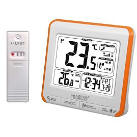 THERMOMETRE ALERTES  WS6811 BLANC/ORANGE