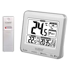 THERMOMETRE ALERTES  WS6811 SILVER