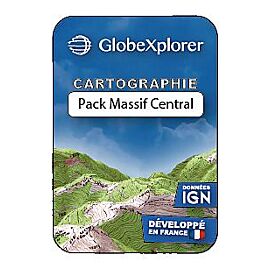 TOPO GLOBEXPLORER IGN 1/25000e PACK MASSIF CENTRAL