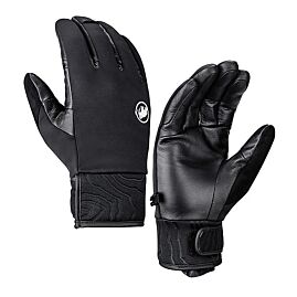 Gants Femme Cuir Noir double soie - Traclet