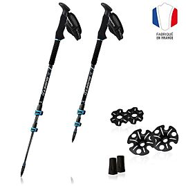 BATONS DE RANDONNEE B LIGHT ALU CARBON PAM H