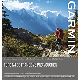 CARTOGRAPHIE TOPO 1/4 DE FRANCE V6 PRO VOUCHER