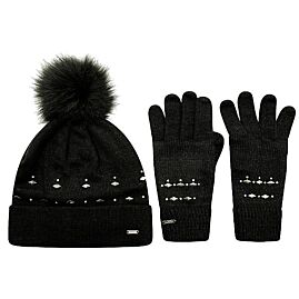 PACK BONNET/GANT BEJEWEL II HAT ET GLOVE GIFT SET