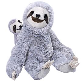 PELUCHE  MUM ET BABY PARESSEUX 38 CM