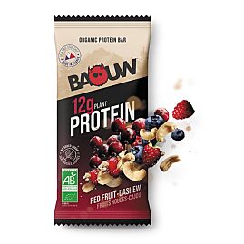 BARRE PROTEINEE BIO FRUITS ROUGES / CAJOU 50 G