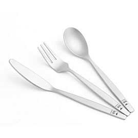 SET COUVERTS 3 PIECES TITANE