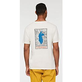 T-SHIRT MC LIAMA MAP ORGANIC M