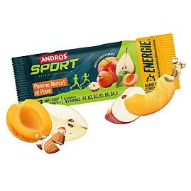 BARRES ENERGIE POMME POIRE ABRICOT