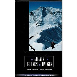 ARAVIS BORNES BAUGES TOPO NEIGE